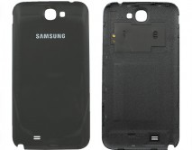 Задняя крышка Samsung N7100 Galaxy Note 2 серая 1 класс
