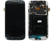 Дисплей Samsung i9500 Galaxy S4 + тачскрин + рамка сине-черный TFT Регулируемая подсветка) 