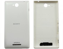Задняя крышка Sony Xperia C (C2305) белая 2 класс