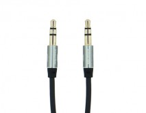 AUX Remax RL-L100 аудиокабель 3.5мм - 3.5мм, 1м, черный 