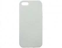 Чехол iPhone 5/5S силикон soft touch белый 