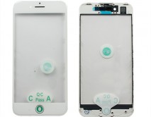 Стекло + рамка + OCA iPhone 7 (4.7) белое 1 класс 