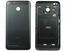 Задняя крышка Xiaomi Redmi 4X черная 1 класс