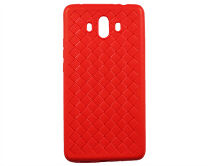 Чехол Huawei Mate 10 плетеный красный