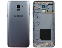 Задняя крышка Samsung J600F Galaxy J6 (2018) серая 1 класс