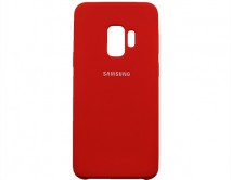 Чехол Samsung G960F S9 Silicone case (красный) 
