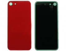 Задняя крышка (стекло) iPhone 8 (4.7) красная 1 класс