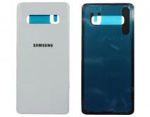 Задняя крышка Samsung G975F Galaxy S10 Plus белая (керамика) 1 класс