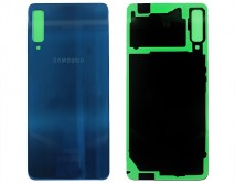Задняя крышка Samsung A750F A7 (2018) синяя 1кл 