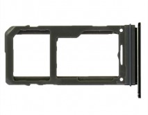 Держатель SIM Samsung G950F S8/G955 S8 Plus (2 SIM) черный