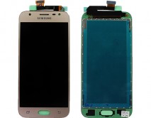 Дисплей Samsung J330F Galaxy J3 (2017) + тачскрин золотой (TFT LCD Оригинал/Замененное стекло)