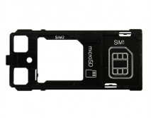Держатель SIM Sony X Compact (1SIM/2 SIM) черный 1 класс