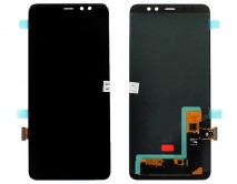 Дисплей Samsung A730F Galaxy A8 Plus (2018) + тачскрин черный (Копия - OLED)