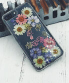 Чехол Samsung A105F Galaxy A10 2019 Гелевые цветы в ассортименте