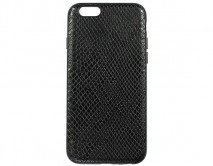 Чехол iPhone 6/6S Leather Reptile (черный)