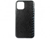Чехол iPhone 11 Pro Leather Reptile (синий)