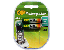 Аккумулятор AAA GP HR03 2-BL 650mAh цена за 1 упаковку
