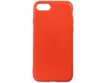 Чехол iPhone 7/8/SE 2020 Силикон 2.0mm (оранжевый)