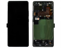 Дисплей Samsung G770F Galaxy S10 Lite + тачскрин + рамка черный (GH82-21672A) (Service Pack 100%)