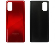 Задняя крышка Samsung A415F A41 красная 1 класс