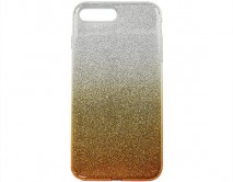 Чехол iPhone 7/8 Plus Shine (серебро/золотой)
