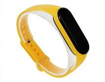 Ремешок Xiaomi Mi Band 5 силиконовый желтый #23
