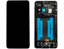 Дисплей Samsung A013F Galaxy A01 Core + тачскрин + рамка черный (GH82-23392A) (Service Pack 100%)