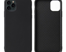 Чехол iPhone XR Силикон Matte 2.0mm (черный)