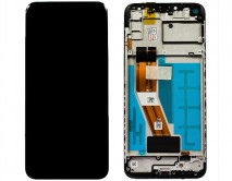 Дисплей Samsung A115F Galaxy A11 + тачскрин + рамка черный (GH81-18760A) (Service Pack 100%)