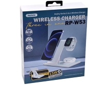 Док станция Remax RP-W53 15W Wireless Charger + AirPods + watch series 