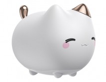 Лампа-ночник Кошка Baseus Cute series kitty silicone light белая (DGAM-A02) 
