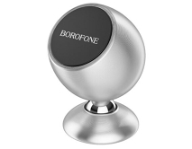 Автомобильный держатель Borofone BH41 магнитный на панель, серебро