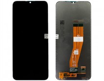 Дисплей Samsung A025F Galaxy A02s + тачскрин черный (TFT LCD Оригинал/Замененное стекло)