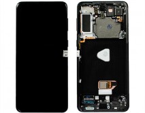 Дисплей Samsung G996B Galaxy S21 Plus + тачскрин + рамка черный (AMOLED LCD Оригинал/Замененное стекло)