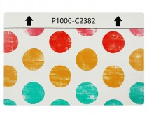 Защитная плёнка текстурная на заднюю часть "Узоры" (Круги цветные, C2382)