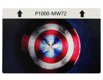 Защитная плёнка текстурная на заднюю часть Супергерои (Капитан Америка, MW72) 