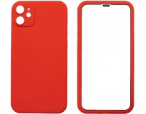 Защита 360 iPhone 11 красная (защитное стекло+задняя крышка) 
