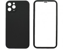 Защита 360 iPhone 11 Pro черная (защитное стекло+задняя крышка) 