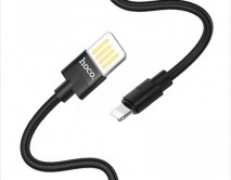 Кабель Hoco U55 Lightning - USB 2.4A, черный, 1,2м
