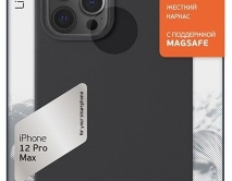 Чехол iPhone 12 Pro Max Deppa Liquid Silicone Pro Magsafe (черный), 870098