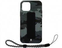 Чехол iPhone 11 Pro Камуфляж с держателем (черный)