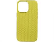 Чехол iPhone 13 Pro SC Full Плетеный (желтый)