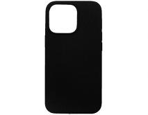 Чехол iPhone 13 Pro SC Full Плетеный (черный)