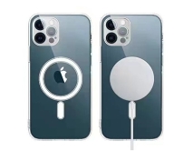 Чехол iPhone 14 Pro Acrylic MagSafe, с магнитом, прозрачный