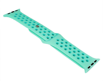 Ремешок Watch Series 38mm/40mm/41mm силиконовый Nike band светло-зеленый #28