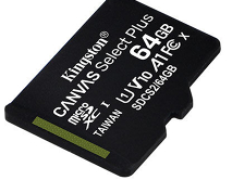 Карта памяти MicroSDXC Kingston Canvas Select Plus 64GB cl10 UHS-I, SDCS2/64GBSP