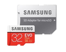 Карта памяти MicroSD Samsung Evo Plus 32GB cl10 U1 + SD, 20/95 MB/s (гарантия продавца) 