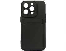 Чехол iPhone 14 Pro TPU CardHolder (черный)