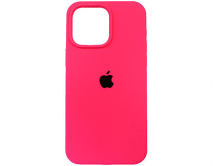 Чехол iPhone 14 Pro Max Silicone Case copy (Shiny Pink) 