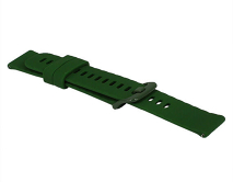 Ремешок Samsung/Huawei/Amazfit Bip/GTS 20mm силиконовый Wheels metal button зеленый #10